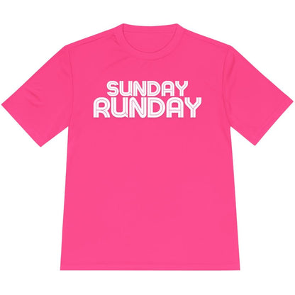 Printify T-Shirt Neon Pink / XS Sunday Run Day T-Shirt / Pro
