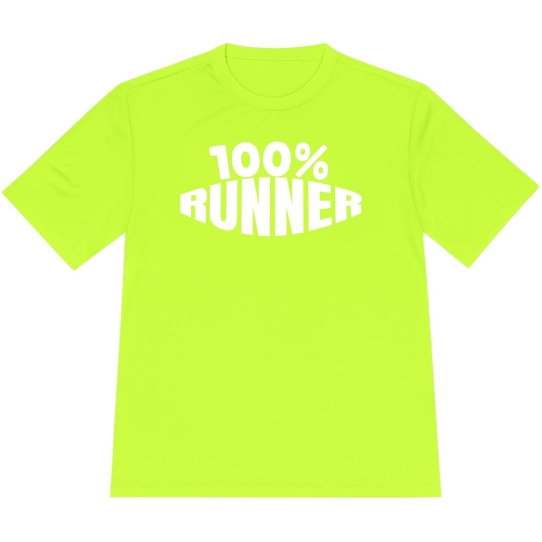 Printify T-Shirt Neon Yellow / XS 100% Runner -2- T-Shirt / Pro