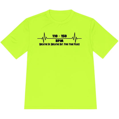 Printify T-Shirt Neon Yellow / XS Breathe In, Breathe Out. Find Your Peace T-Shirt / Pro