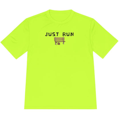 Printify T-Shirt Neon Yellow / XS Just Run, Like Forrest T-Shirt / Pro