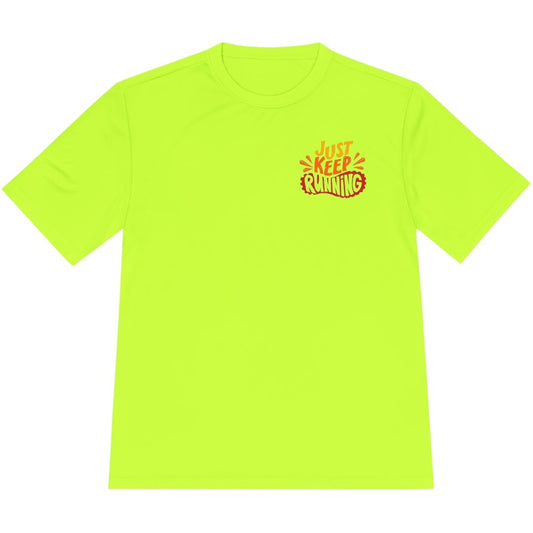 Printify T-Shirt Neon Yellow / XS Keep Running Shoes T-Shirt / Pro