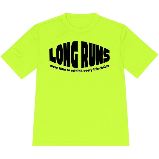 Printify T-Shirt Neon Yellow / XS Long Runs T-Shirt / Pro