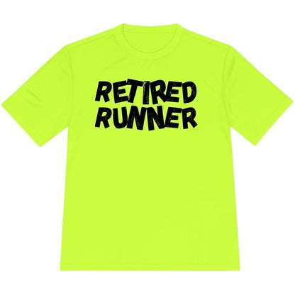 Printify T-Shirt Neon Yellow / XS Retired Runner T-Shirt / Pro