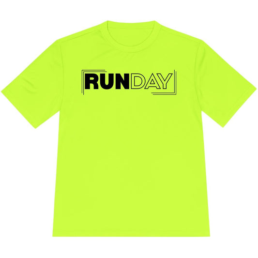 Printify T-Shirt Neon Yellow / XS Run Day T-Shirt / Pro