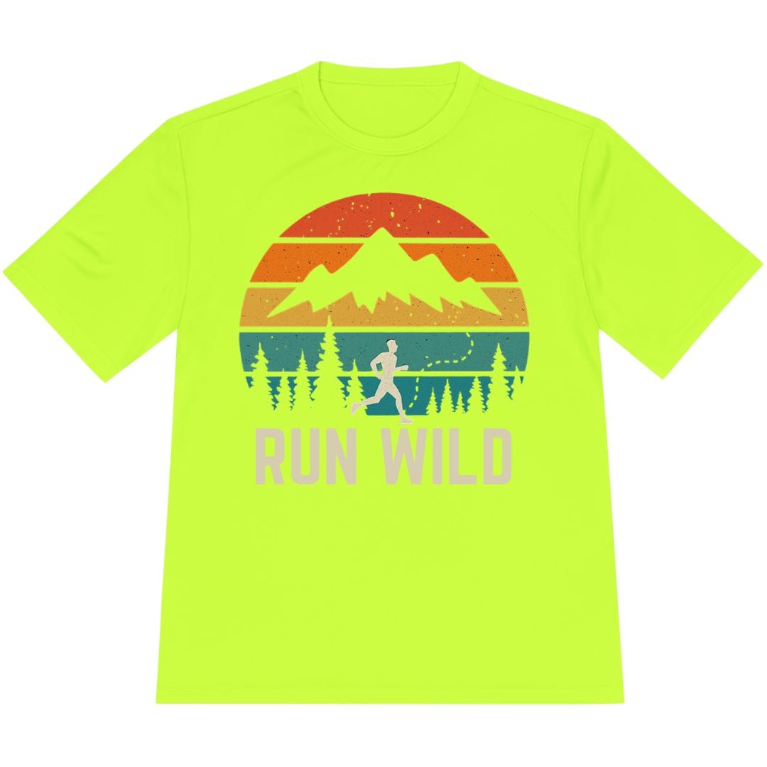 Printify T-Shirt Neon Yellow / XS Run Wild T-Shirt / Pro