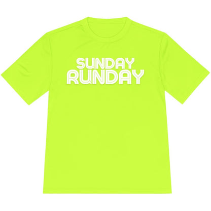 Printify T-Shirt Neon Yellow / XS Sunday Run Day T-Shirt / Pro
