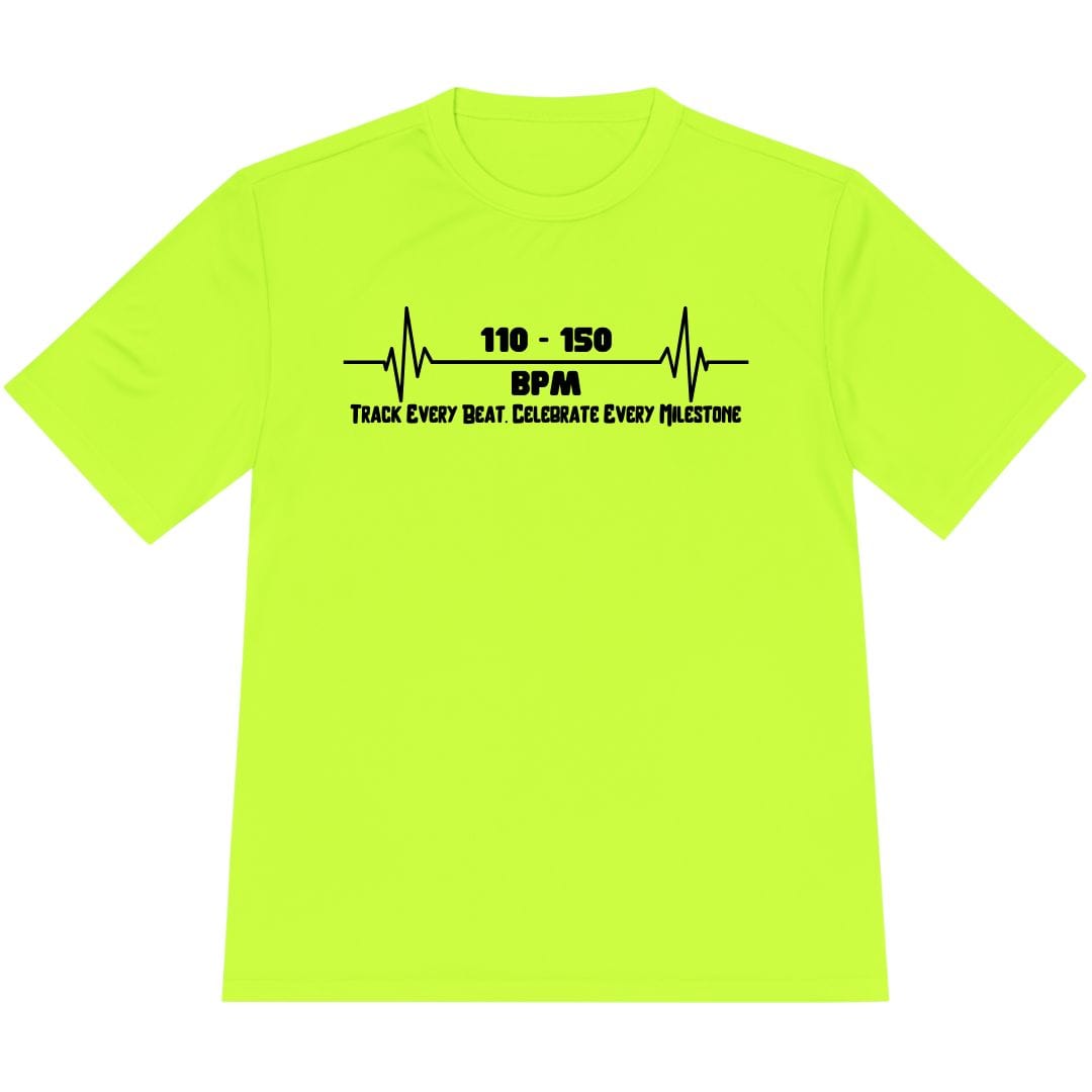 Printify T-Shirt Neon Yellow / XS Track Every Beat. Celebrate Every Milestone T-Shirt / Pro