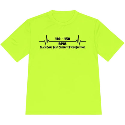 Printify T-Shirt Neon Yellow / XS Track Every Beat. Celebrate Every Milestone T-Shirt / Pro