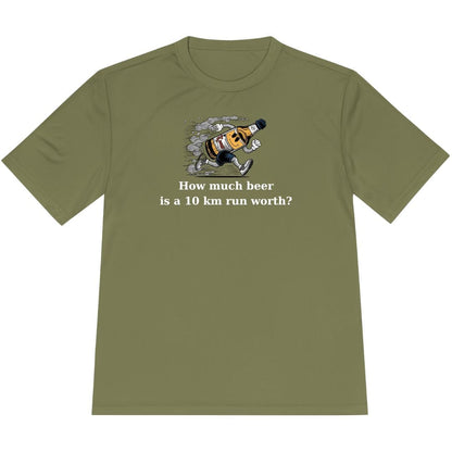 Printify T-Shirt Olive Drab Green / XS Drink Beer Run 10KM T-Shirt / Pro