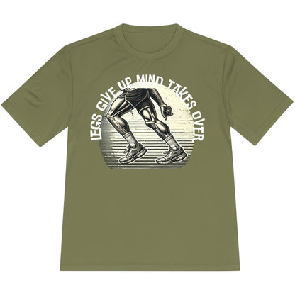 Printify T-Shirt Olive Drab Green / XS Legs Give Up T-Shirt / Pro