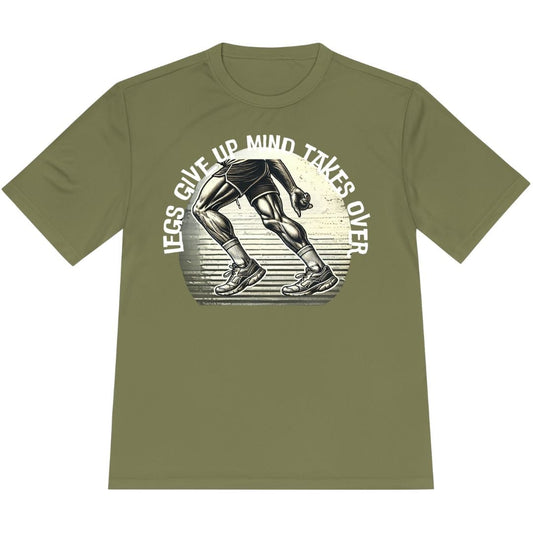 Printify T-Shirt Olive Drab Green / XS Legs Give Up T-Shirt / Pro