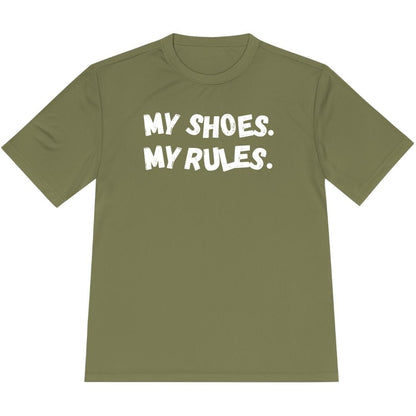 Printify T-Shirt Olive Drab Green / XS My Shoes My Rules T-Shirt / Pro