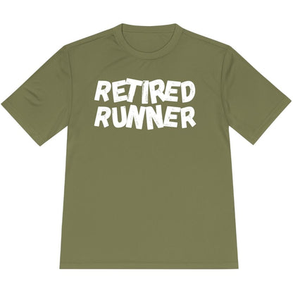 Printify T-Shirt Olive Drab Green / XS Retired Runner T-Shirt / Pro