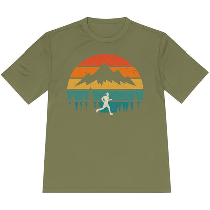 Printify T-Shirt Olive Drab Green / XS Run Wild -2- T-Shirt / Pro