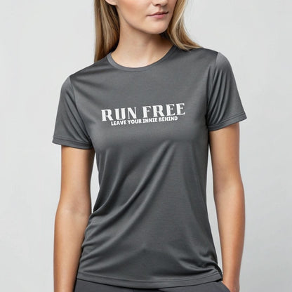 Printify T-Shirt Run Free – Leave Your Innie Behind T-Shirt / Pro