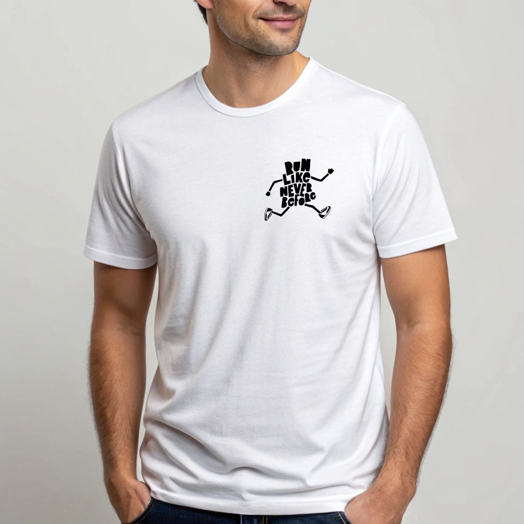 Printify T-Shirt Run Like Never Before T-Shirt