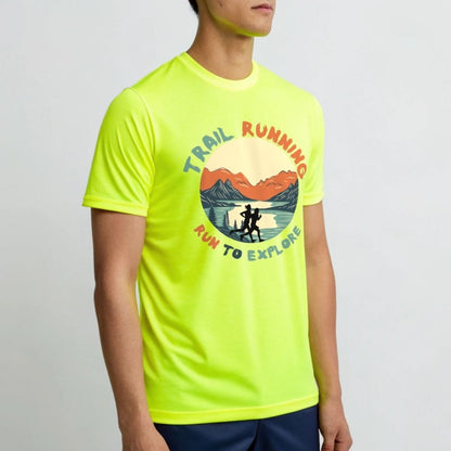 Printify T-Shirt Run To Explore T-Shirt / Pro