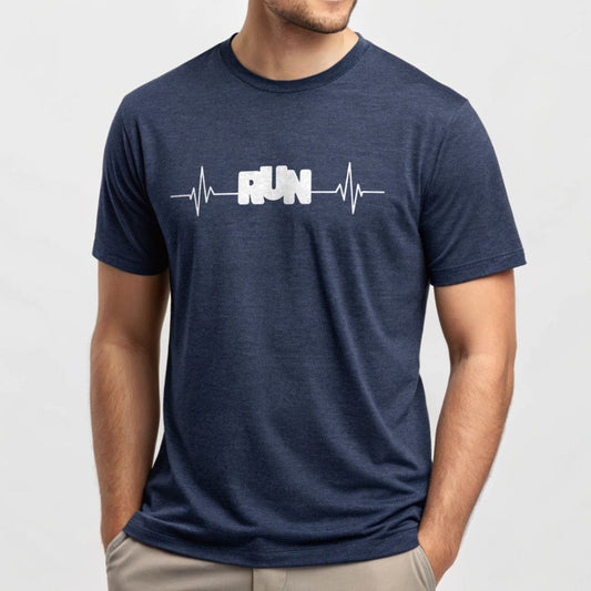 Printify T-Shirt Run with Your Heart T-shirt