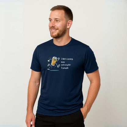 Printify T-Shirt Running & 3 People T-Shirt / Pro