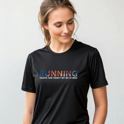 Printify T-Shirt Running: Cheaper than therapy, not by much! T-Shirt / Pro