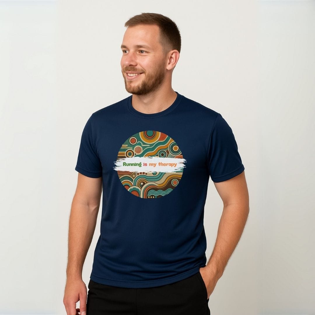 Printify T-Shirt Running is My Therapy T-Shirt / Pro