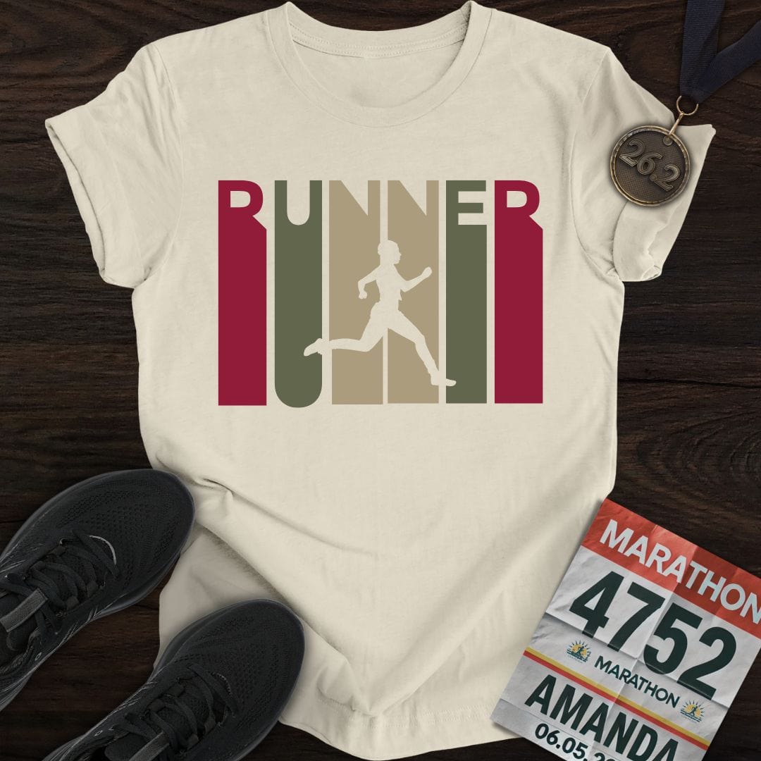 Printify T-Shirt Sand / S I'm Runner