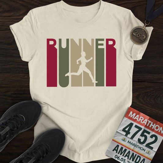 Printify T-Shirt Sand / S I'm Runner