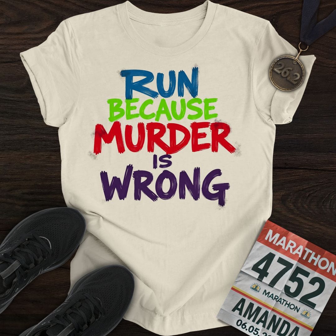 Printify T-Shirt Sand / S Miles Over Murder T-shirt