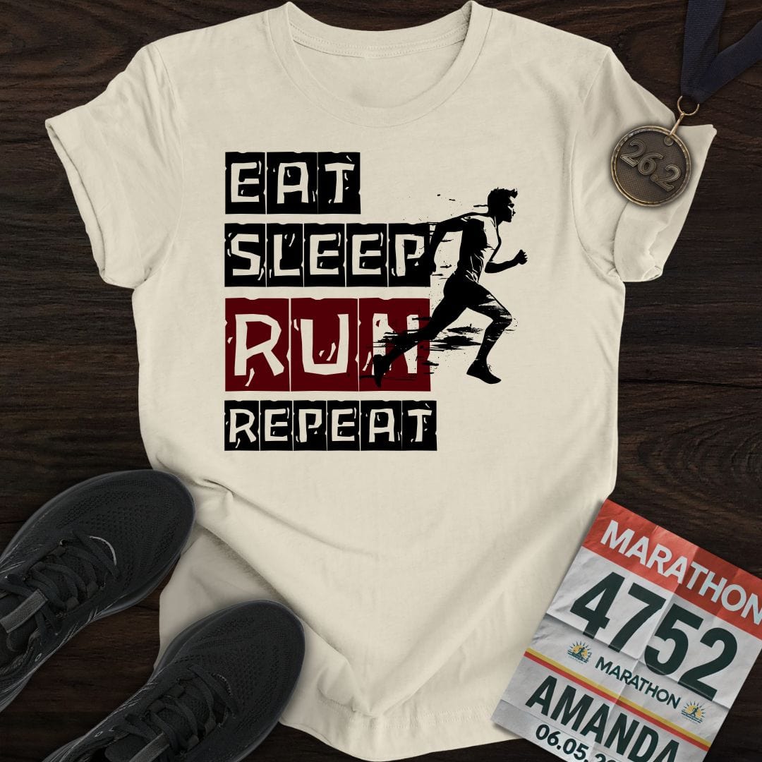 Printify T-Shirt Sand / S Repeat Runner T-shirt