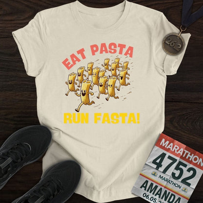 Printify T-Shirt Sand / S Run Fasta T-Shirt