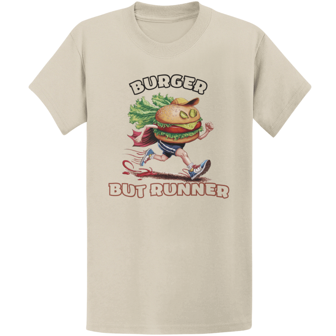 Printify T-Shirt Sand / S Runner Burger T-Shirt