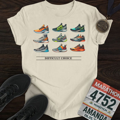 Printify T-Shirt Sand / S Runner Shoes T-Shirt
