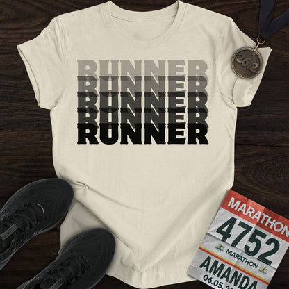 Printify T-Shirt Sand / S Runner T-Shirt