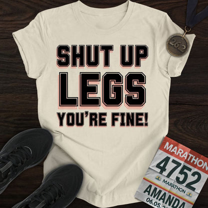 Printify T-Shirt Sand / S Shut Up Legs You're Fine! T-shirt