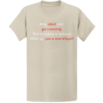 Printify T-Shirt Sand / S Special Idiot Runner T-Shirt