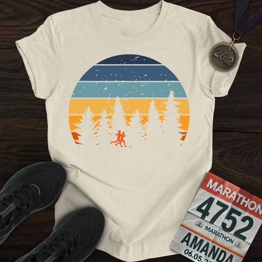 Printify T-Shirt Sand / S Sunset Runners T-shirt