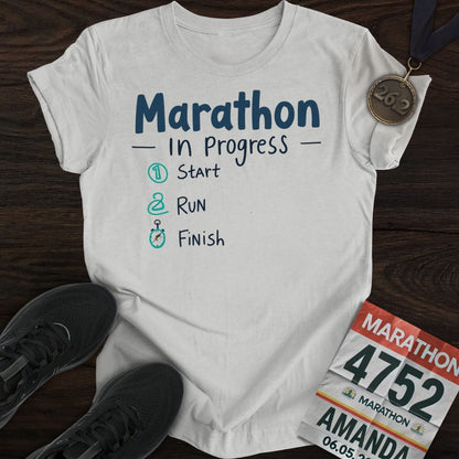 Printify T-Shirt Sport Grey / S Easy Marathon T-shirt