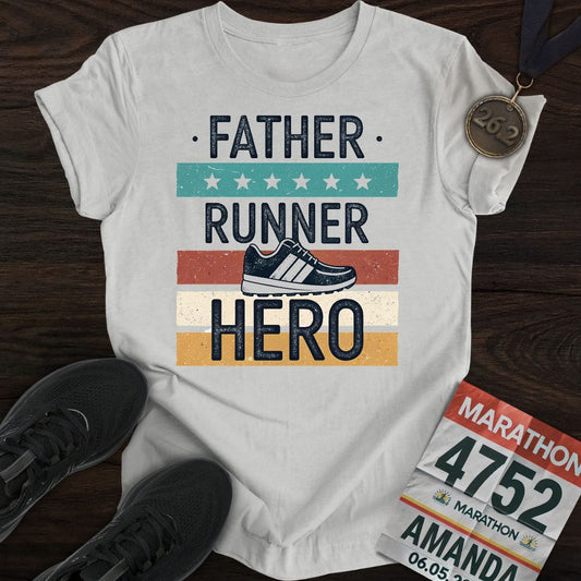 Printify T-Shirt Sport Grey / S Father Runner Hero T-shirt