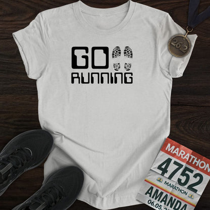 Printify T-Shirt Sport Grey / S Go Running T-shirt