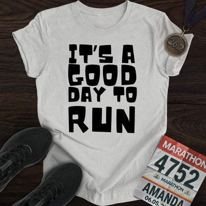 Printify T-Shirt Sport Grey / S Good Day To Run T-shirt