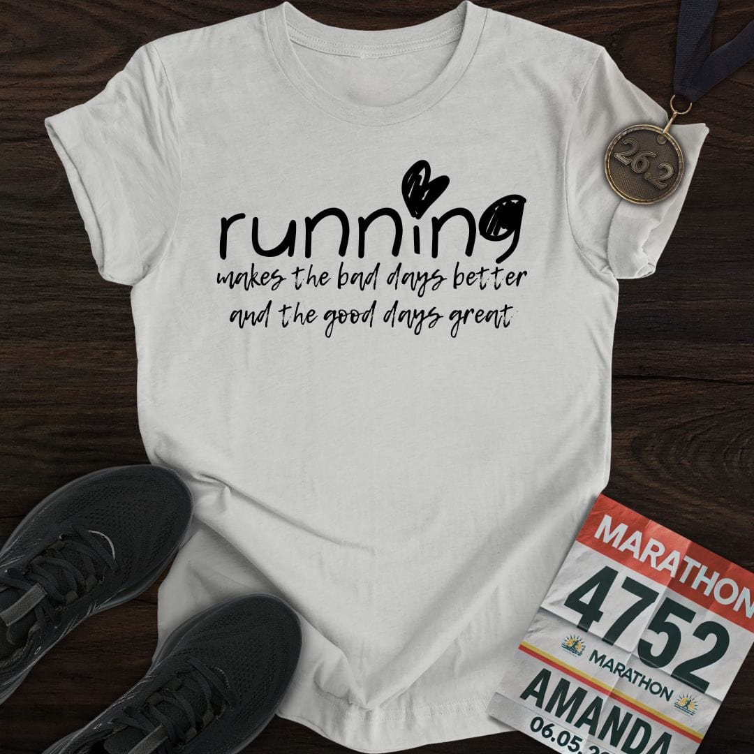 Printify T-Shirt Sport Grey / S Good Days Running T-shirt