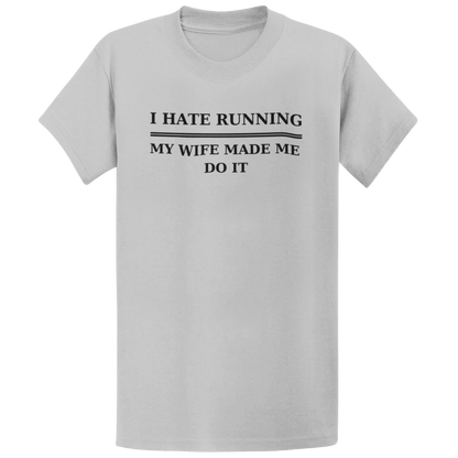 Printify T-Shirt Sport Grey / S Hate Running T-Shirt