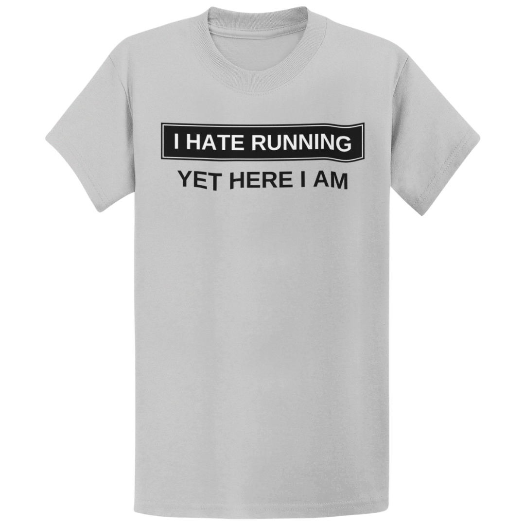 Printify T-Shirt Sport Grey / S I Hate Running T-Shirt