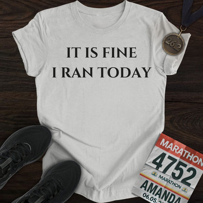 Printify T-Shirt Sport Grey / S I Ran Today T-Shirt