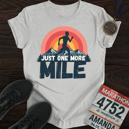 Printify T-Shirt Sport Grey / S Just One More Mile T-shirt