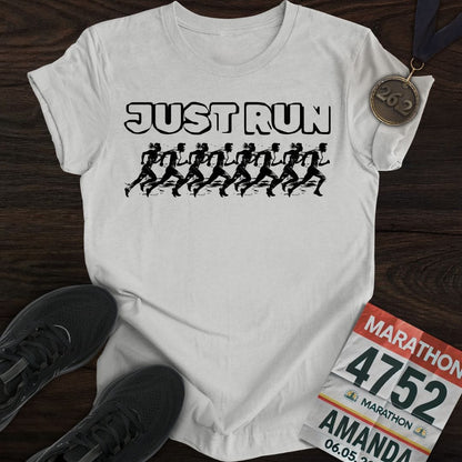 Printify T-Shirt Sport Grey / S Just Run And Run T-shirt