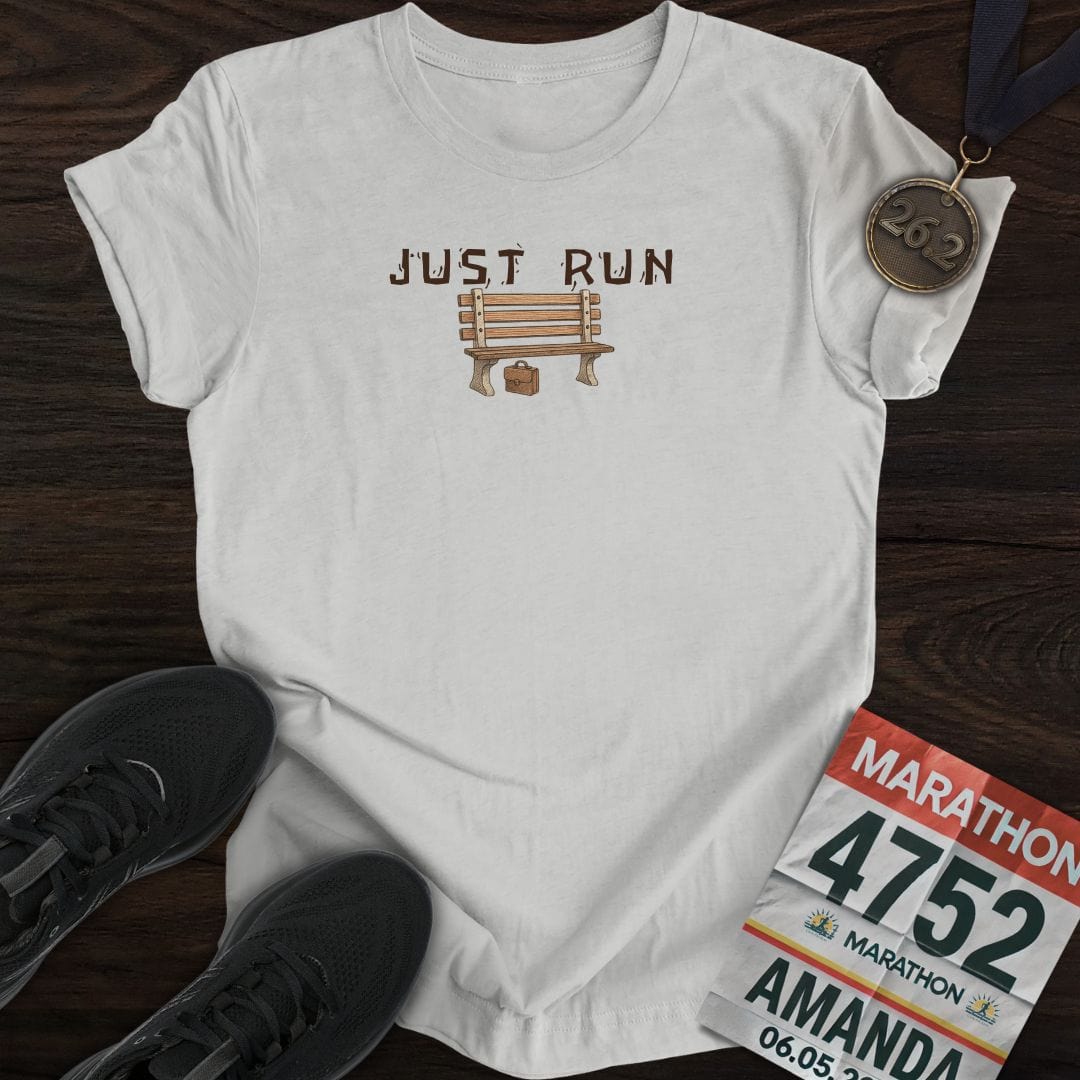 Printify T-Shirt Sport Grey / S Just Run, Like Forrest T-shirt