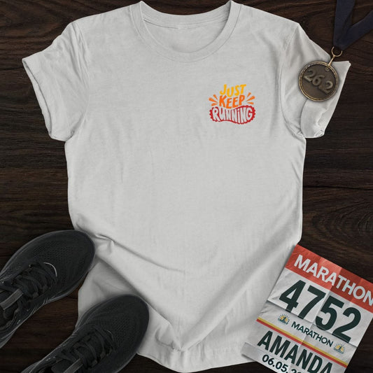 Printify T-Shirt Sport Grey / S Keep Running Shoes T-shirt