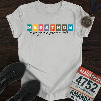 Printify T-Shirt Sport Grey / S Marathon in progress, please wait...
