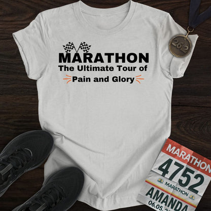 Printify T-Shirt Sport Grey / S Marathon: Pain&Glory T-shirt